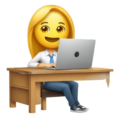 Person sitting in a desk with an open laptop that has written “efarmermac.com” on the open cover and besides the laptop a thick book labeled “SSG 77pgs” on the spine and a phone. sticker