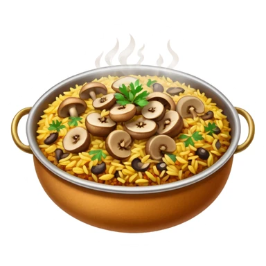 Mushroom biriyani sticker