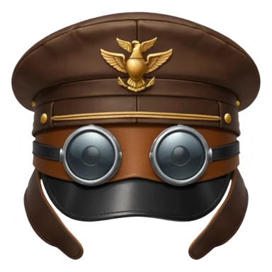 pilot hat sticker