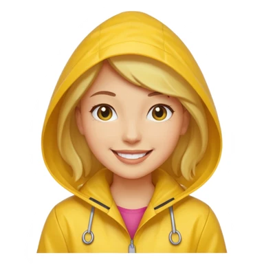 Raincoat Pedestrian woman sticker