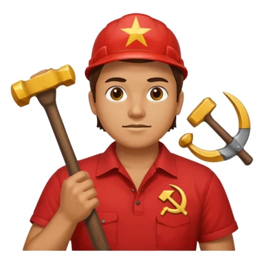 Make a communist sticker