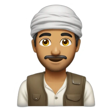 Yemeni bidwan guy sticker