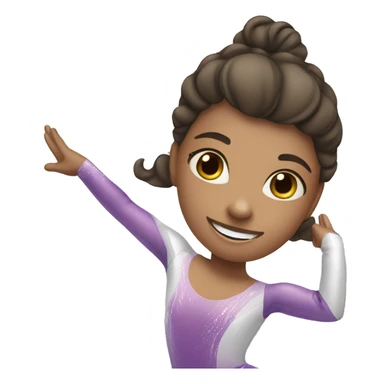 A Girl doing figure skating  sticker