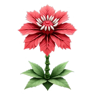 a flower like a monster a demogorgon basically sticker