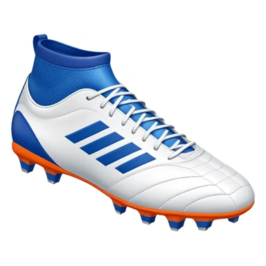 Cinematic Realistic image of a pair of soccer boots featuring finely detailed synthetic and leather textures, vibrant accents and dynamic design elements, illuminated by bright, field-side lighting that captures their sporty essence sticker