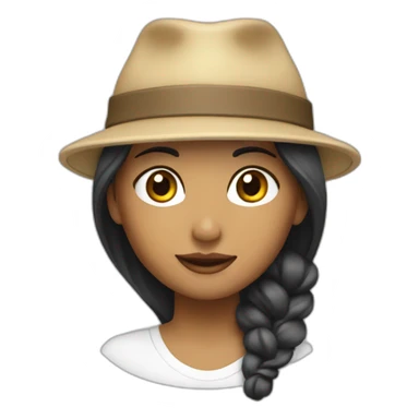 MUJER CON UNA GORRA QUE DIGA LILI ACCESORIOS sticker