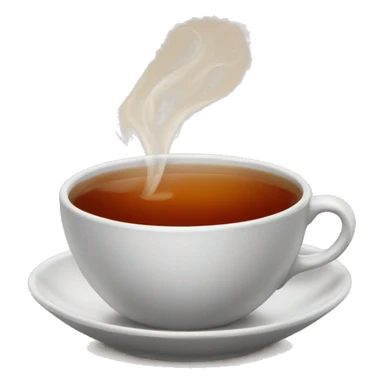 Cup of black tea  sticker