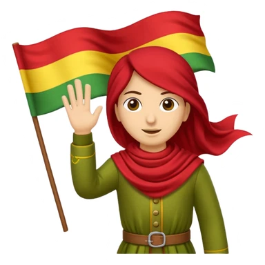 Kurdish bayrak sticker