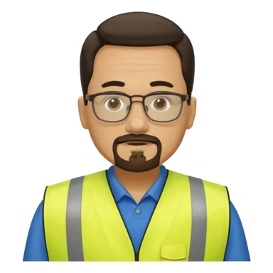 Walmart worker odp has a gotea wheres glasses yellow safety vest and hes 40 thin guy with dark hair sticker