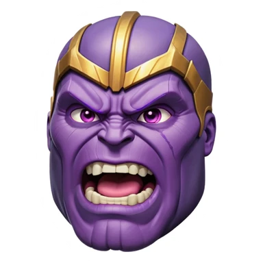 Thanos yelling sticker