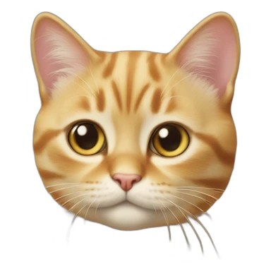 hyperrealistic cutest cat on earth sticker