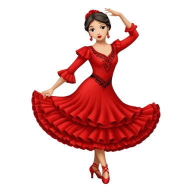 Dancer of flamenco sticker