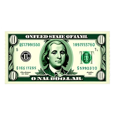 dollar sticker