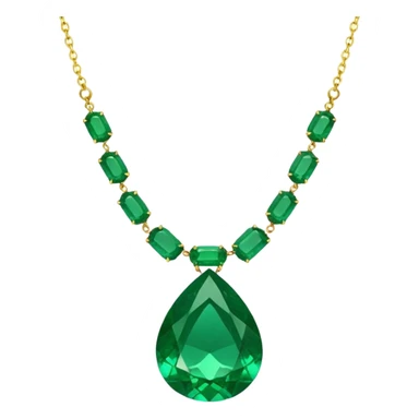 green necklace  sticker