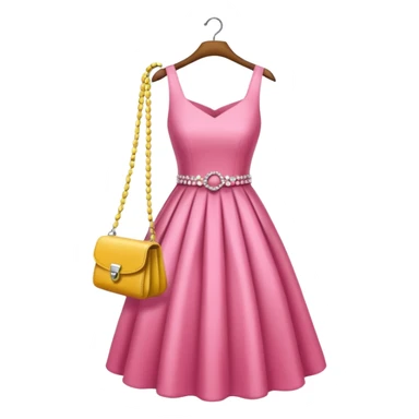 eine birne in einem pinken kleid soll aussehen wie eine reiche frau aber als birne  sticker