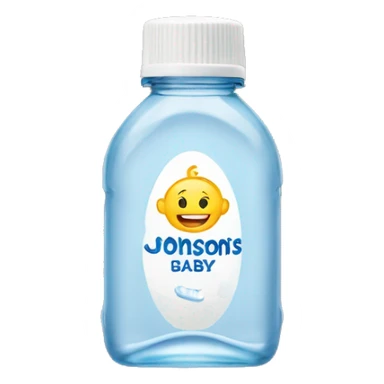 JOHNSON'S Baby oil bottle sticker