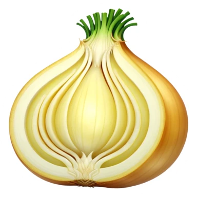 sliced yellow onion sticker