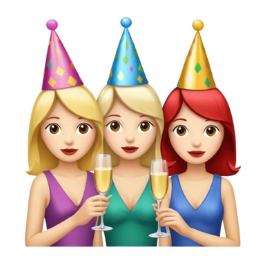 girls party in club sticker