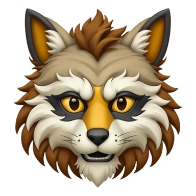 Therian mask sticker