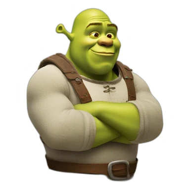 Shrek qui embrasse ￼ sticker