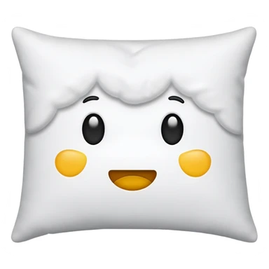 pillow without eye sticker