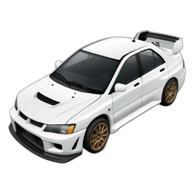 mitsubishi lancer evo stanced sticker