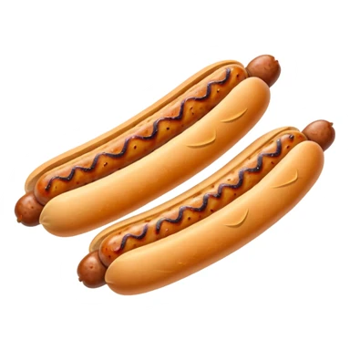short romanian sausages with mustard sticker