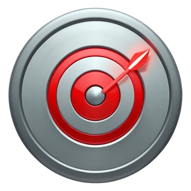 Moving target with blinking light sticker