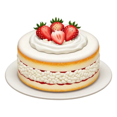 Cottage cheese strawberry rice cake  sticker