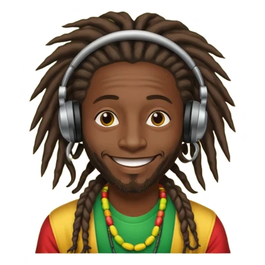 reggae dj sticker