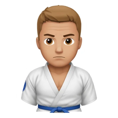 Judo man sticker