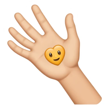 YVL sign emoji using hand sticker