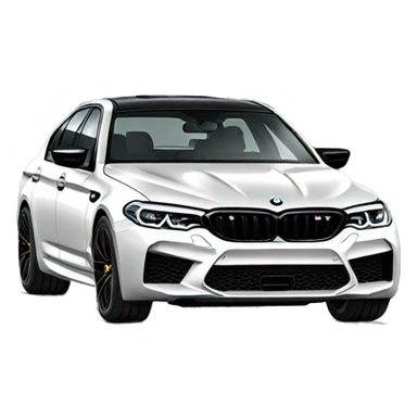Black BMW M5 COMPETITION  sticker