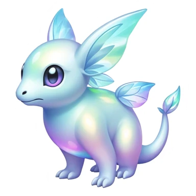  Iridescent pale fakemon-creature  sticker