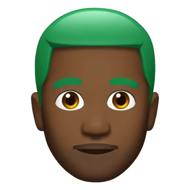 Frank ocean with green hair sticker