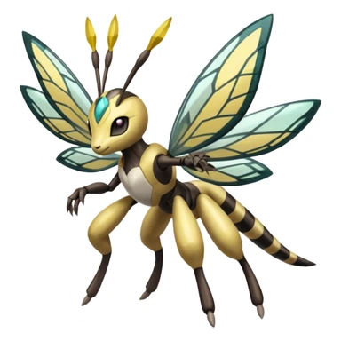 Meloetta-Beedrill-Manectric-Palkia-Cresselia-fusion sticker