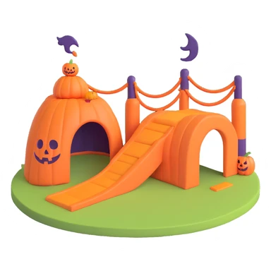Halloween obstacle course sticker