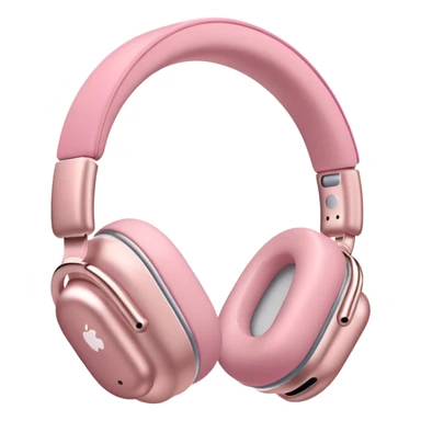 pink AirPods Max headphones sticker