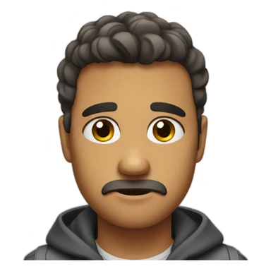 saddening look that say sorry sticker