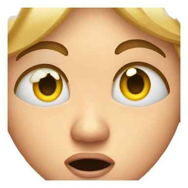 Shocked eye twitch sticker