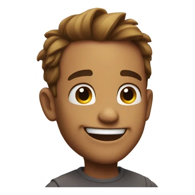 Emoji that smiles but Has this smile 😬 sticker