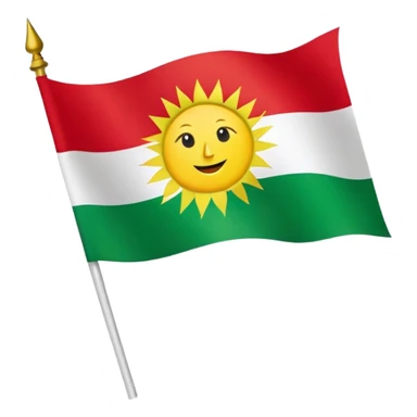 Yazidi flag sticker