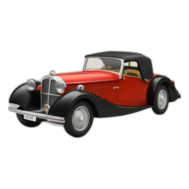 Tour coupé en 2 sticker