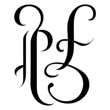 Calligraphy with different fonts, including Gothic script, elegant flowing letters, smooth brush strokes, fine details, minimalistic, black ink on white background, no extra elements. sticker