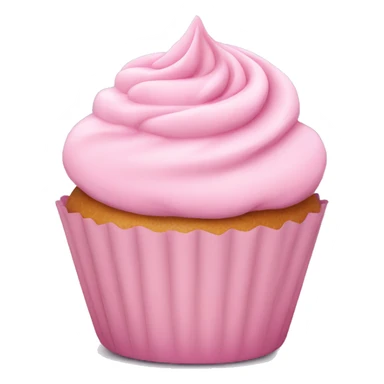 pastel pink cupcake  sticker