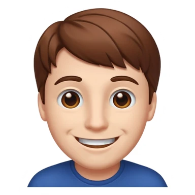 Make a emojis of mr beast face same to same real face  and make a cartoon type with just a face  sticker