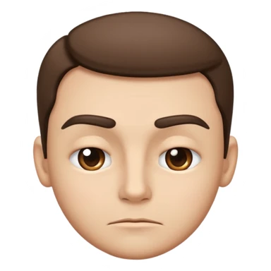 Face With Raised Eyebrow emoji, classic look, neutral mouth, one eyebrow raised sticker