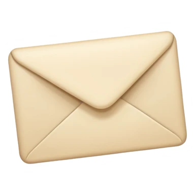 Letter color pale beige creamy sticker