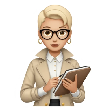 Fashion designer not people  sticker