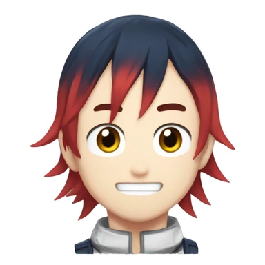 Toya todoroki de my hero academia sticker